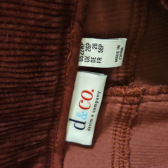 Burgundy Corduroy Pants - Picture 6 of 6